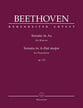 Sonata for Pianoforte in A-flat Major, Op. 110 piano sheet music cover
